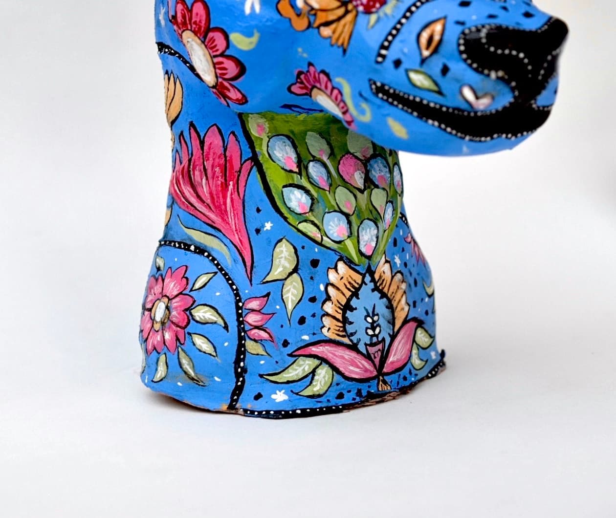 Gul-E-Markhor horn detail